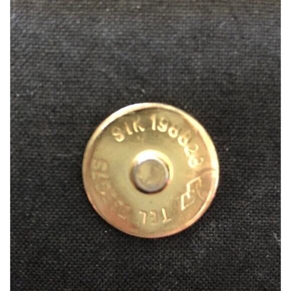 Vintage Bold Eye Catching Black Metallic With Gold Hardware Shoulder Bag - Picture 10 of 13